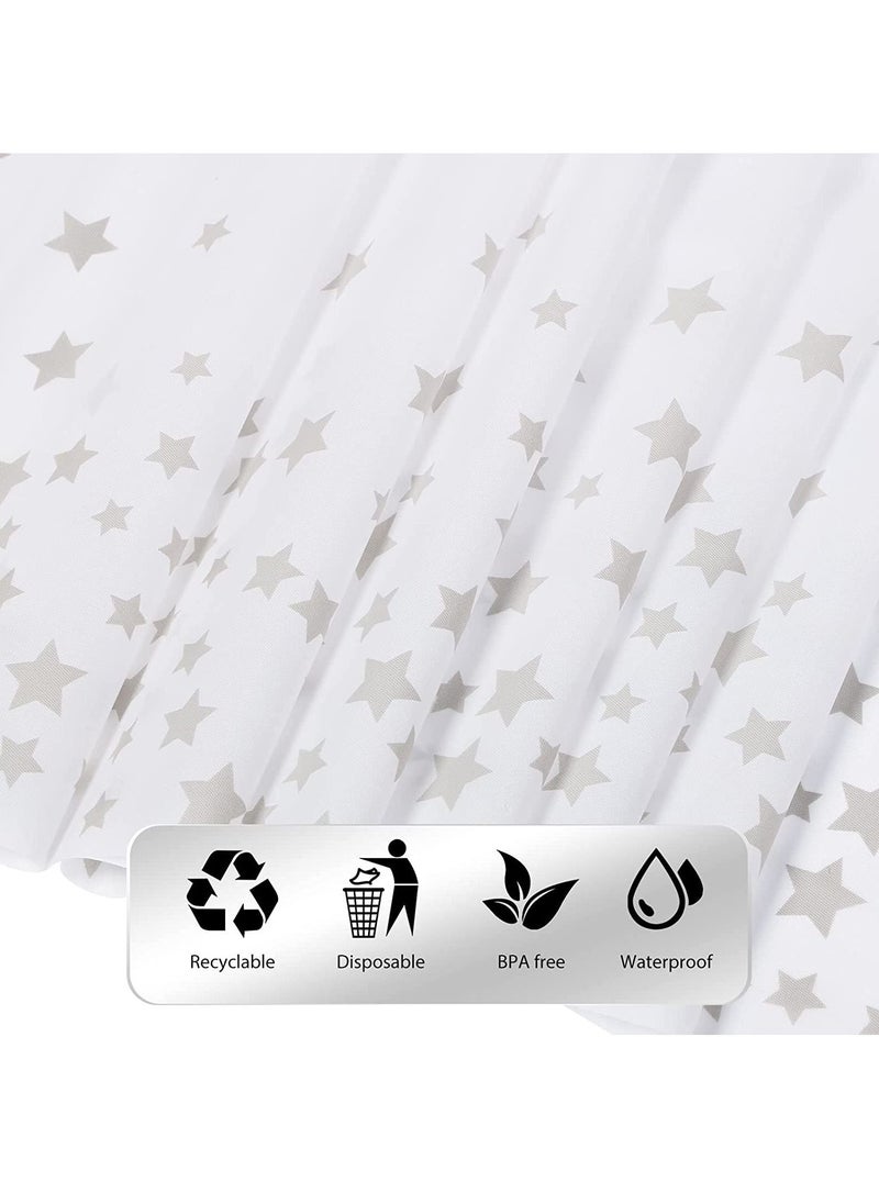 Tablecloth for Rectangle Tables Star Plastic  Party Table Covers Fine Dining Decor 137 x 274cm