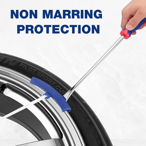 WORKPRO 14.5” Steel Tire Spoons Tool Set, 23-Piece Tire Iron Set with Storage Bag, Tire Removal Tools, Tire Changing Tools, Tire Repair Tools, Tire Levers for Motorcycle, Bicycle, Car and Lawn Mower - Image 5