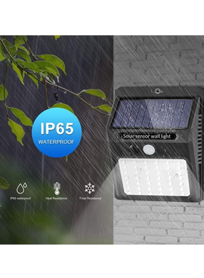 ELTRAZONE SEZAC Solar Security Lights Outdoor [6 Pack/3 Working Modes], 42 LED Motion Sensor Wireless IP65 Waterproof Lights for Garden, Fence, Patio, Garage  - Image 3