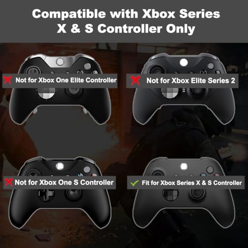 Ikpek Lb Rb Bumper Button Replacement for Xbox Series X S Controller, Shoulder Trigger Buttons Top Middle Bracket Replacement Parts for Xbox Series X S Controller - Image 5