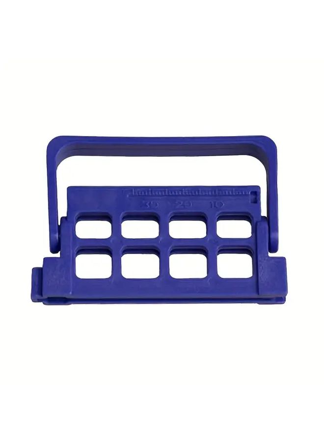 8 Hole Root Canal File Holder Brown Durable Plastic Dental Organizer With Numbered Holes For Endodontic Files Compatible Labeled Accessory Case For Hygienist Dentist Workspace Organization - Image 2