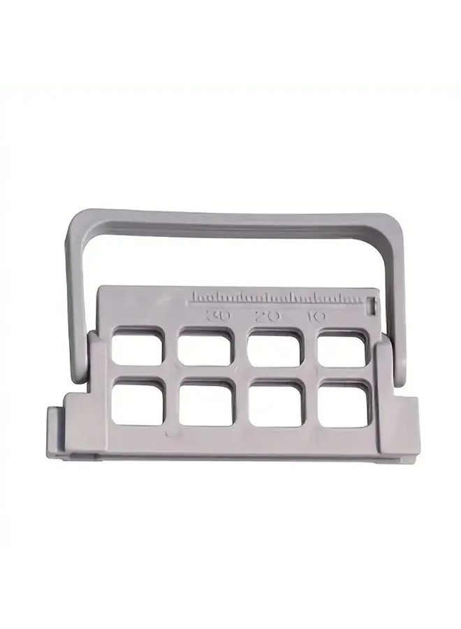 8 Hole Root Canal File Holder Brown Durable Plastic Dental Organizer With Numbered Holes For Endodontic Files Compatible Labeled Accessory Case For Hygienist Dentist Workspace Organization - Image 3