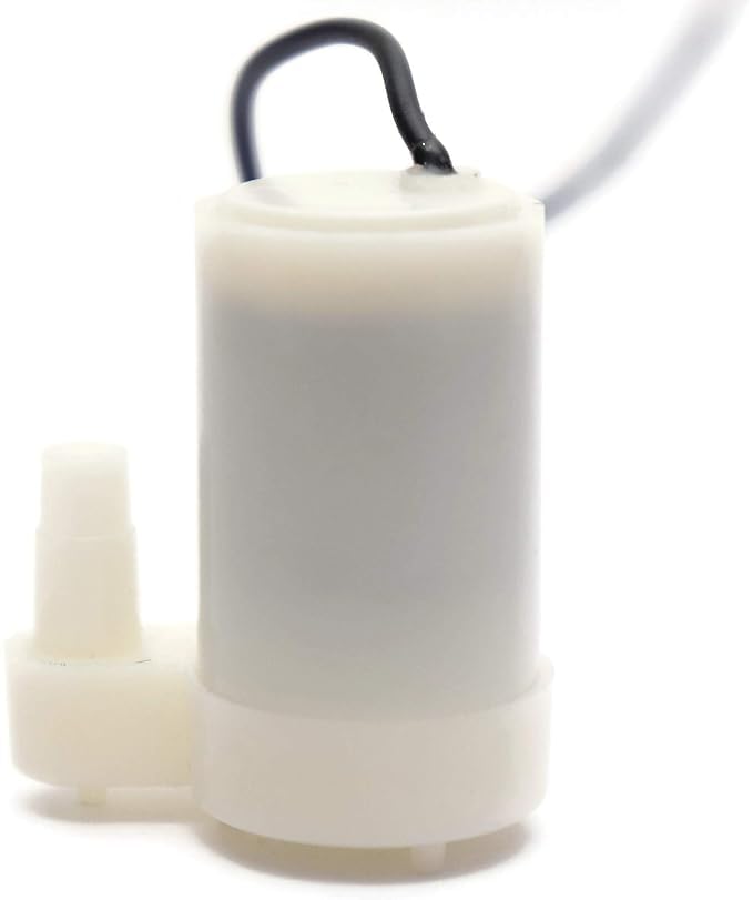 PMW مضخة مياه صغيرة DC 4V 12V مضخة غاطسة ميكرو + 1 متر أنبوب فينيل شفاف أنبوب PVC مرن لبركة السمك نافورة حوض السمك نباتات الزهور (1 مضخة + 1 متر أنبوب) - Image 3