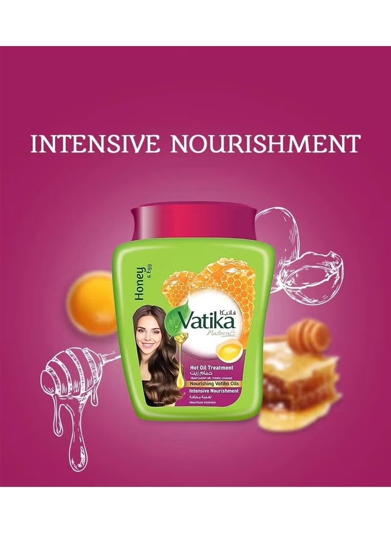 فاتيكا ناتشورالز كريم حمام بالعسل والبيض تغذية مكثفة 450 جم - Image 3