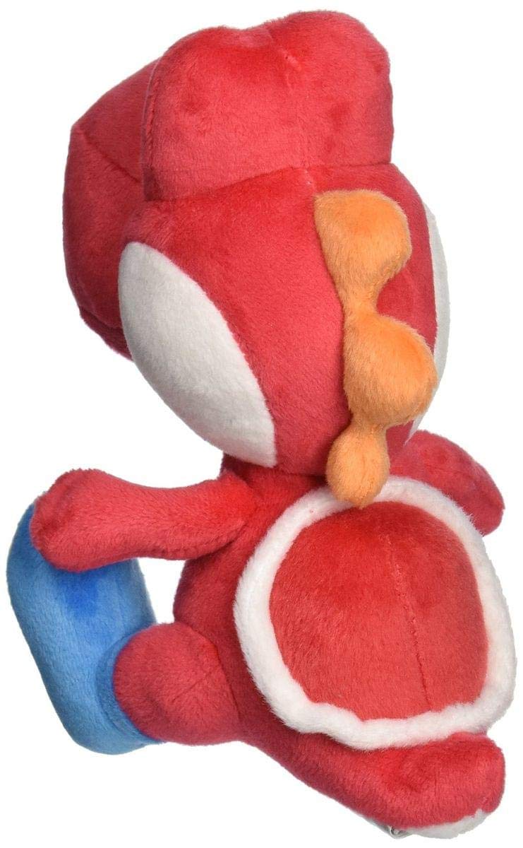 Little Buddy 1389 Super Mario All Star Collection Red Yoshi Plush, 7" - Image 4