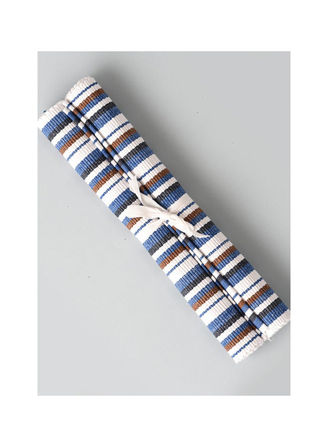 Dream Decor Blue Stripe printed place mat  - Image 3