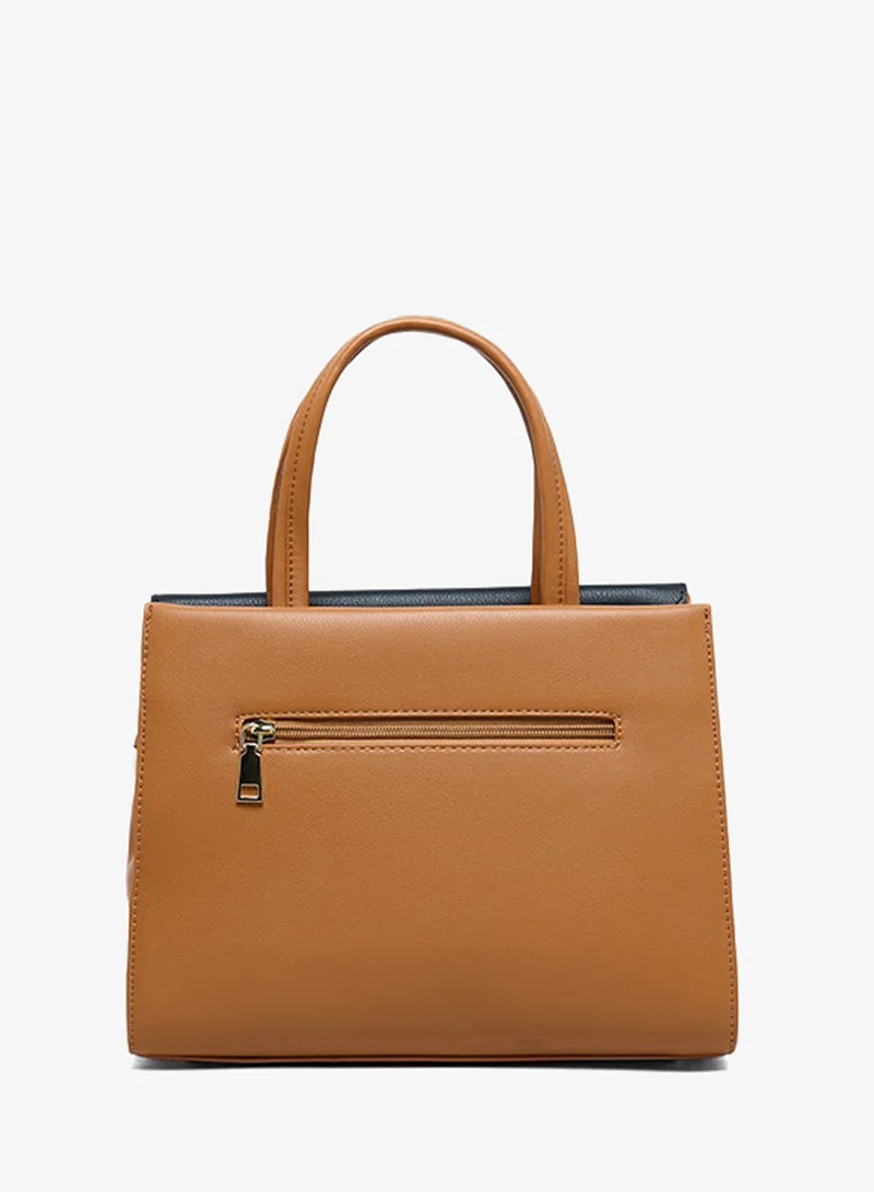 أر أند بي Color Block Tote Bag