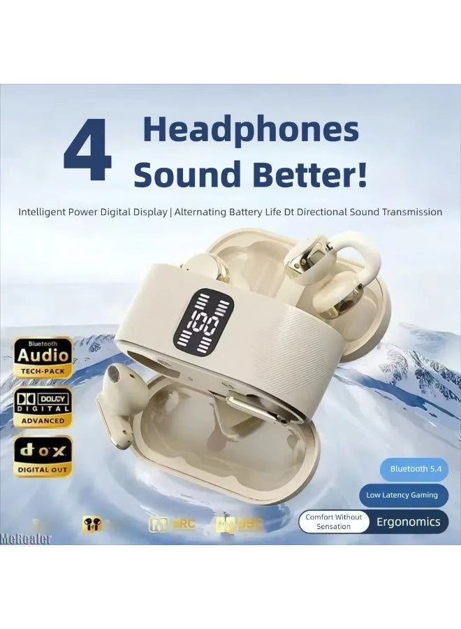 Abmkw Abmkw 2in1 ear-clip in-ear Couple Wireless Bluetooth Headphones Z96E699EC1F3C22EBC8E5Z