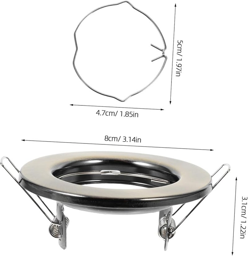 Jojofuny 3Pcs Recessed Light Trim Frame Easy Installation Compatible Multiple Bulb Types - Image 3