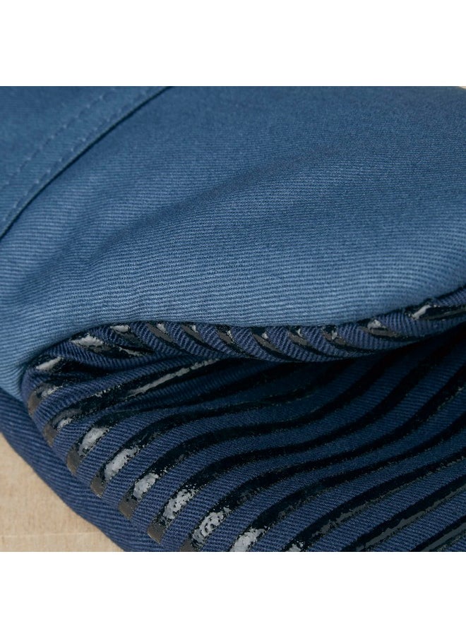 KitchenAid KitchenAid Beacon Two-Tone Non-Slip Mini Oven Mitt Set, Navy/Ink, 5.5"x8", 2 Piece  - Image 3
