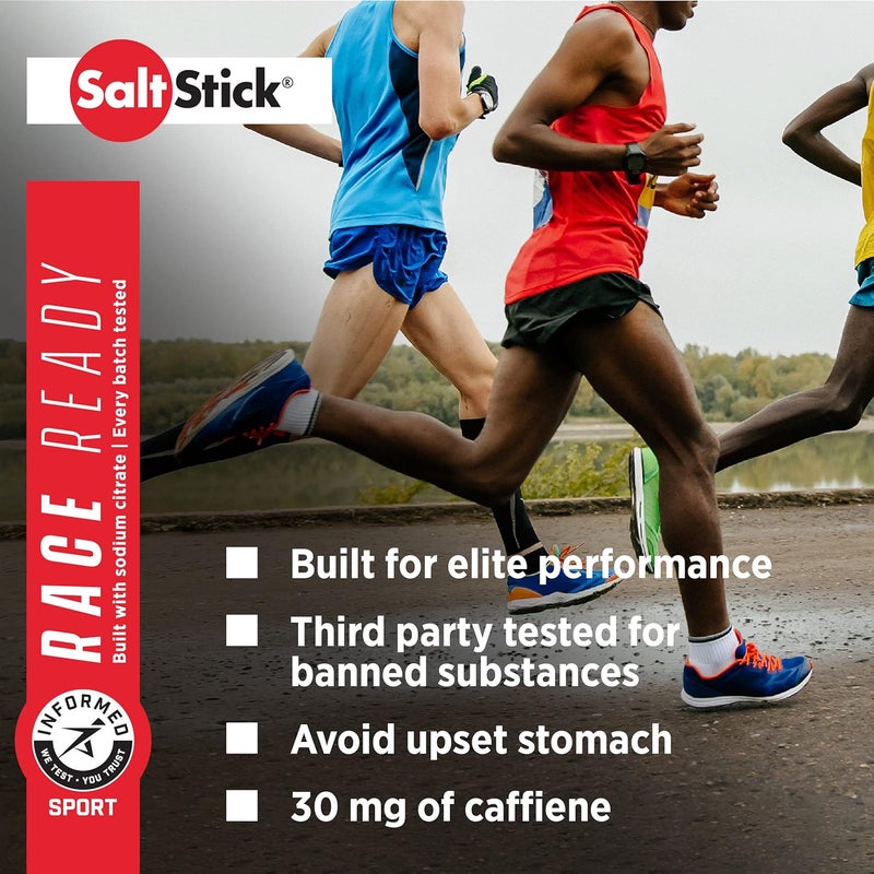 SaltStick Electrolytes with Caffeine  Salt Pills and Electrolytes for Running Hydration Leg Cramps Relief Sports Recovery Hiking Essentials  Salt Magnesium Potassium Vitamin D3  100 Count - Image 2