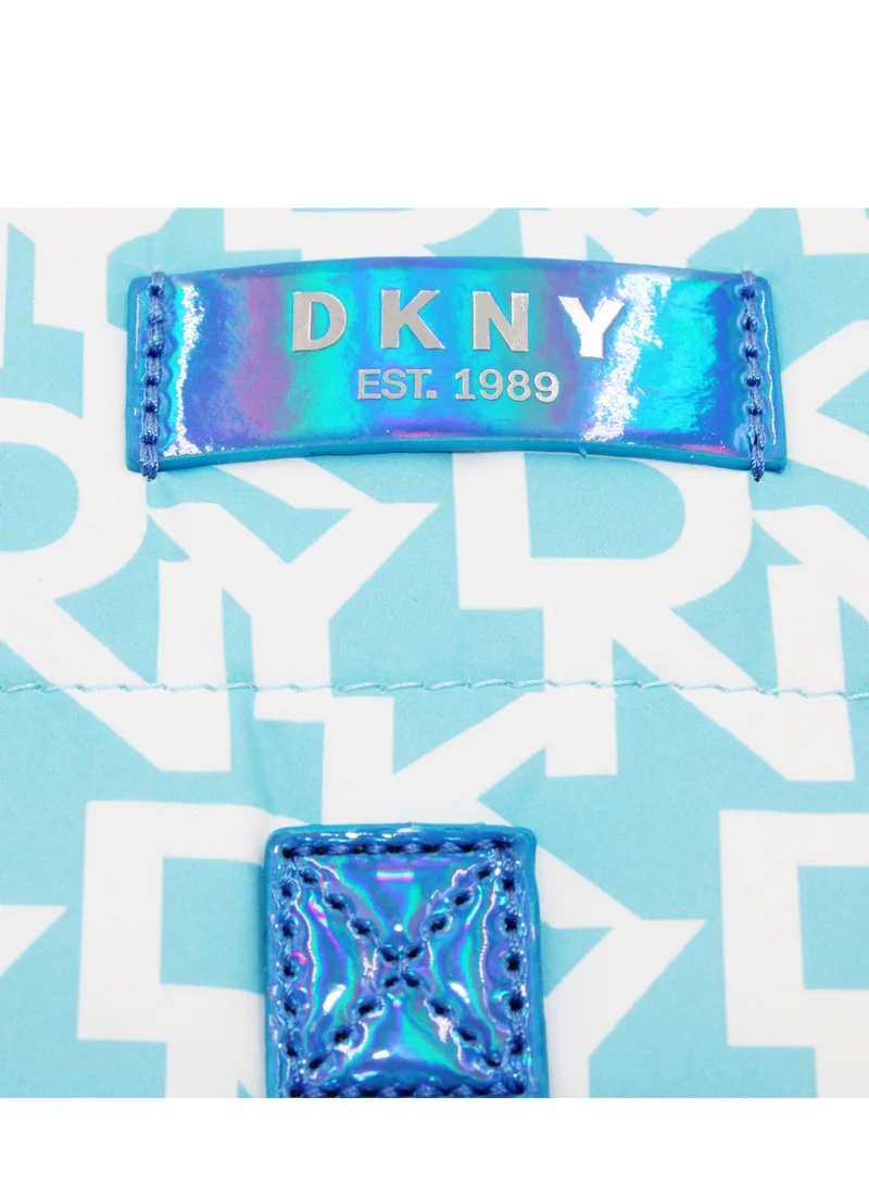 DKNY DKNY Signature Puffer Roll Bag Cosmetic Bag, Travel Make up Bag Small, Small Lightweight Cosmetic Bag Storage Bag, Small Makeup Bag, Travel Toiletry Bag