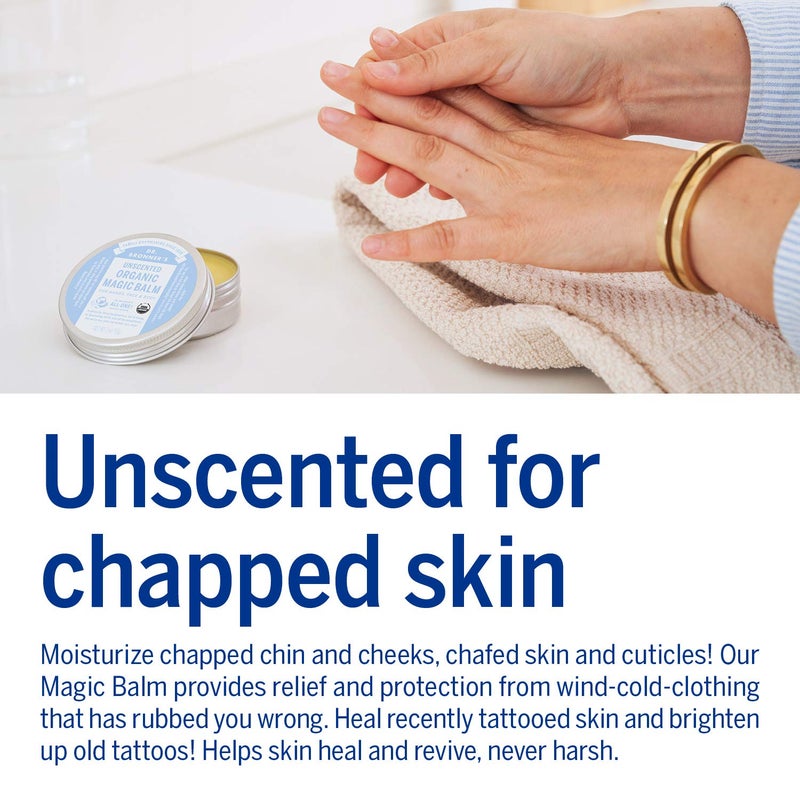 Dr. Bronner's Baby Unscented Gift Set - Pure-Castile Liquid and Bar Soaps, Organic Magic Balm, and 4-in-1 Organic Sugar Pump Soap - Image 4