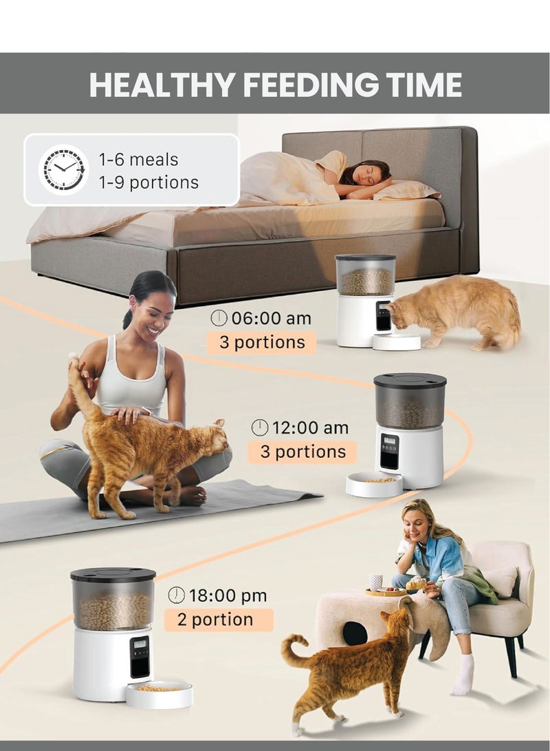 5L Intelligent Pet Feeder Cat And Dog Feeder Timing Quantitative Intelligent Feeder Automatic Feeder Cat And Dog Universal - Image 2