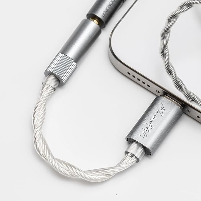 Moondrop ECHO-A 32Bit/384kHz Portable DAC/AMP w/Mic (3.5mm) Portable, Mobile High Performance DAC/AMP USB-C Sound Card with 3.5mm TRRS output MAC, PC, Smartphones - Image 4