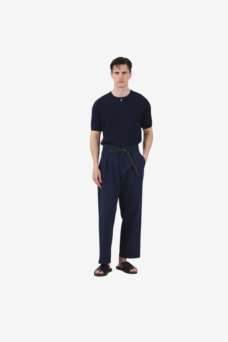 Giesto Navy Blue GIESTO Men's Viscose T-Shirt for Men | Best Price UAE