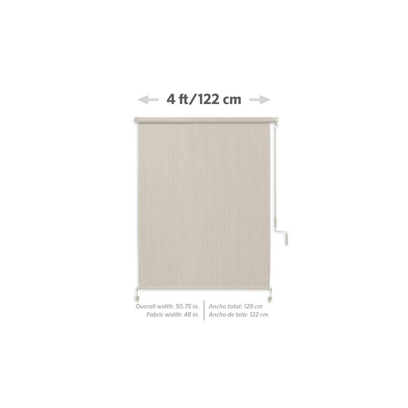 Coolaroo Outdoor Cordless Sun Blocking Roller Shade - Image 3