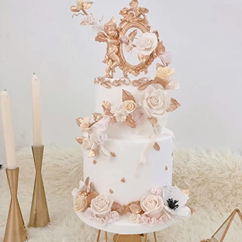 Sijiangmold Baroque Fondant Mold Baroque Leaf Fondant Molds Maple Leaf Candy Molds For Cake Decorating Cupcake Topper Chocolate Candy Polymer Clay Gum Paste Set Of 4 - Image 5