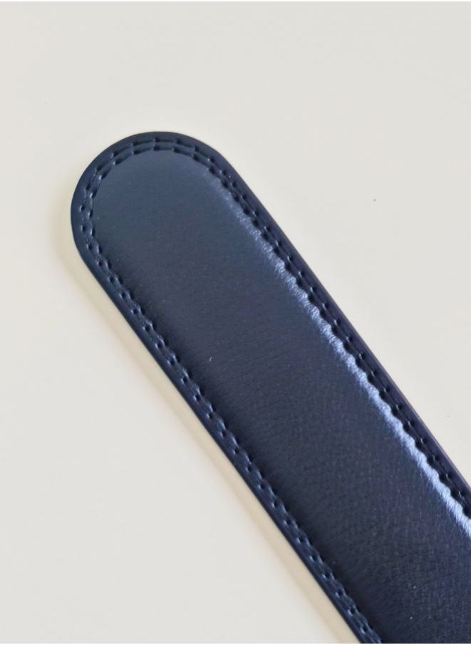 Generic - Men's Leather Belt, Adjustable Ratchet Belt Automatic Buckle - Image 1