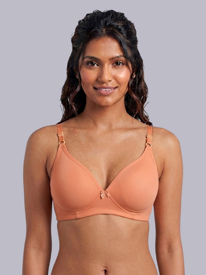 Eden Pack of 2 - Non-Padded Non Wired Cotton Blend T-Shirt Bra - Image 2