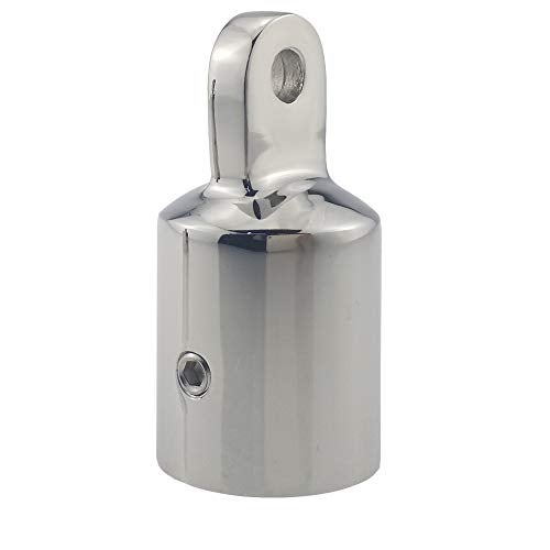 keehui Pair 316SS Heavy Duty7/8 ID Bimini Top Cap External Eye End Boat Fittings Marine Hardware, Fits 7/8" OD Round Tube - Image 5