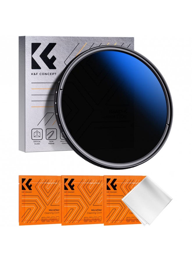 K&F Concept K&F Concept 43mm Variable ND Lens Filter ND2-ND400 (1-9 Stops) 18 Multi-Layer Coatings Adjustable Neutral Density Ultra Slim Lens Filter for Camera Lens (K-Series)  - Image 1
