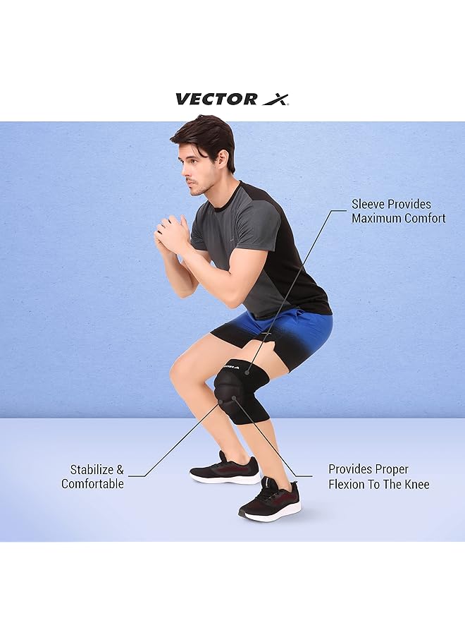 Vector X Material Elasticized Fabric Pain Relief Gym Sports Exercise Workout Cycling - Image 3