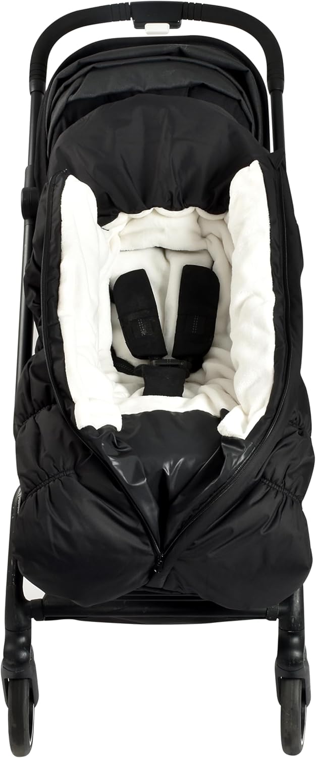 Baba بيبا غطاء قدم عالمي مقاوم للماء عالي الأداء لعربة الأطفال دافئ للأطفال لشتاء الأطفال أساسي غطاء بطانية لعربة الأطفال - Image 5