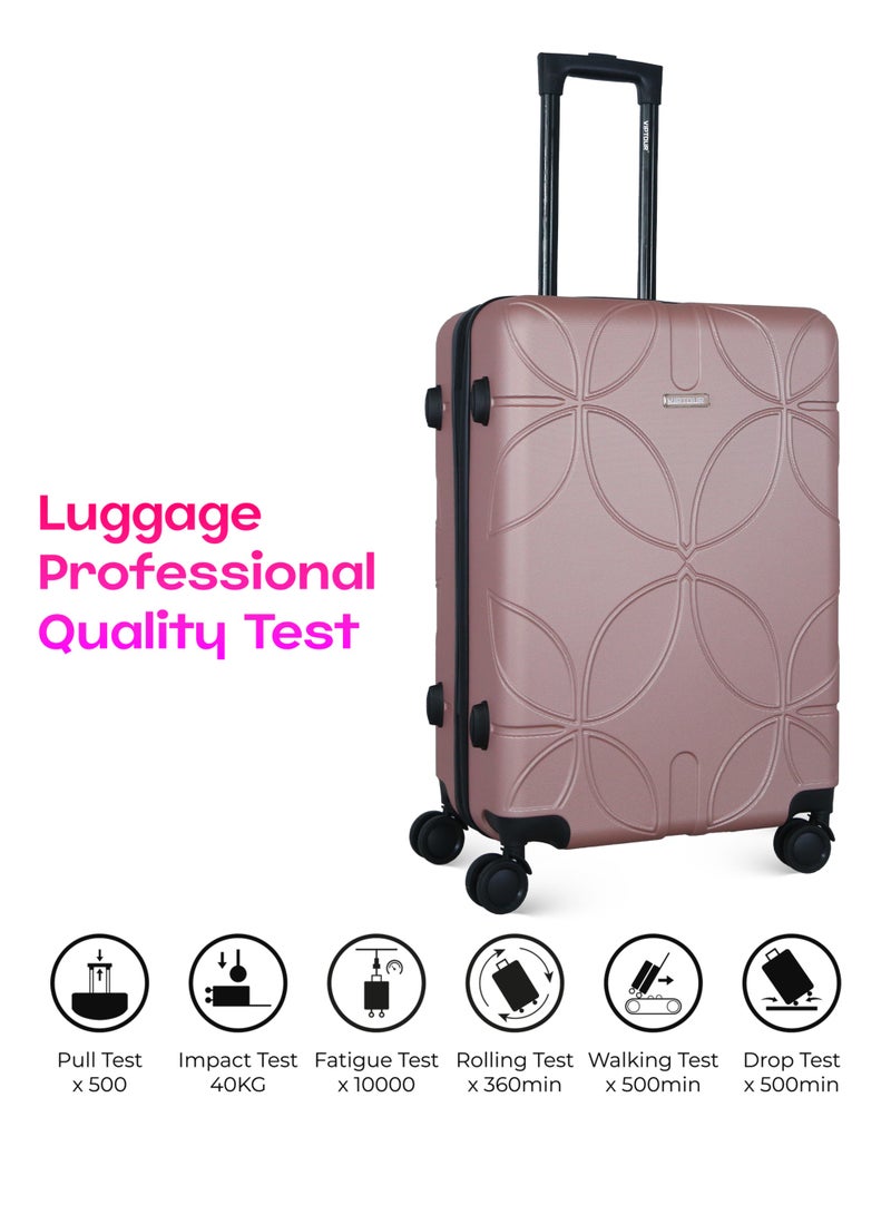 VIPTOUR Luggage Set 3Pcs ABS Trolley Bag Set With Number Lockable System - Image 4