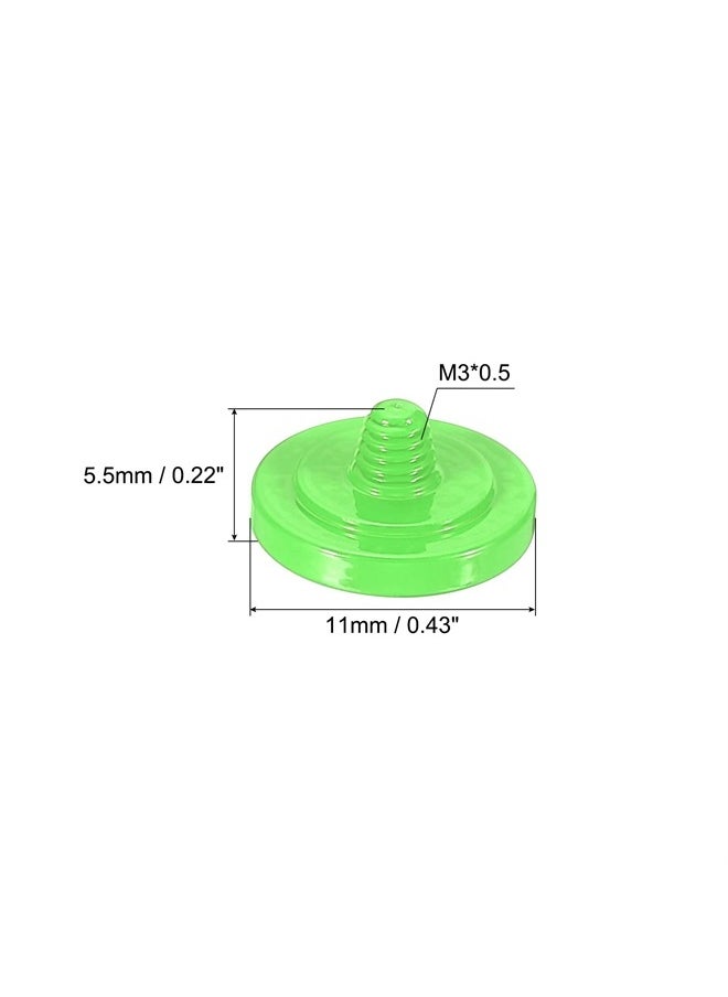 PATIKIL - Camera Shutter Button, 4 Pack Soft Shutter Release Button Pure Copper Camera Button Concave Suitable for DSLR/SLR Camera, Green - Image 1