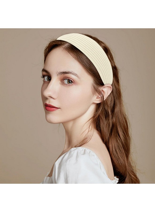 ACO-UINT 4 Pack Headbands For Women, Wide Headbands Large Head Bands For Women'S Hair, Non-Slip Thick Headbands With Teeth Fashion Hairbands Hair Accessories For Women - Image 4