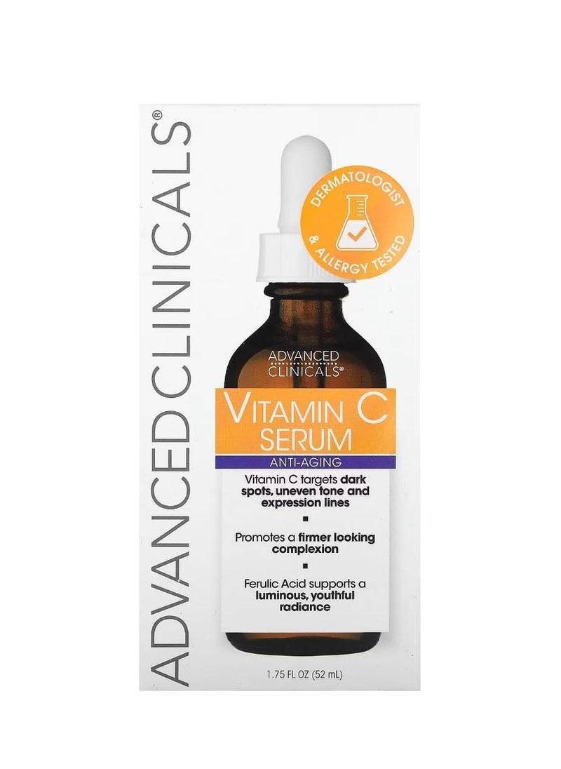 Advanced Clinicals Vitamin C Serum Anti-Aging 1.75 fl oz (52 ml) - pzsku/Z96E7450290B6332B7421Z/45/_/1714023282/537dfec8-8e66-4357-8d9f-0ab7f0e23d8b