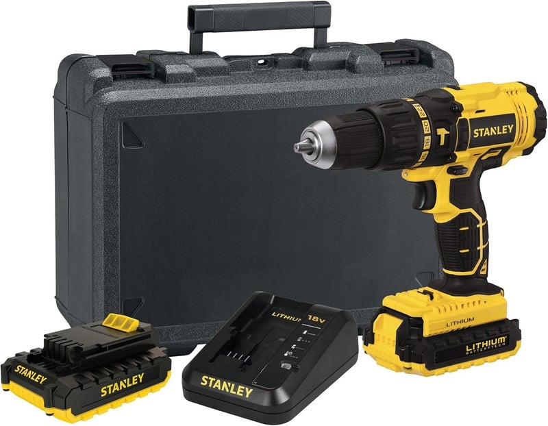 Stanley Fatmax 18V V20 Hammer Drill – SFMCD711D1K Cordless Power Tool - Image 4