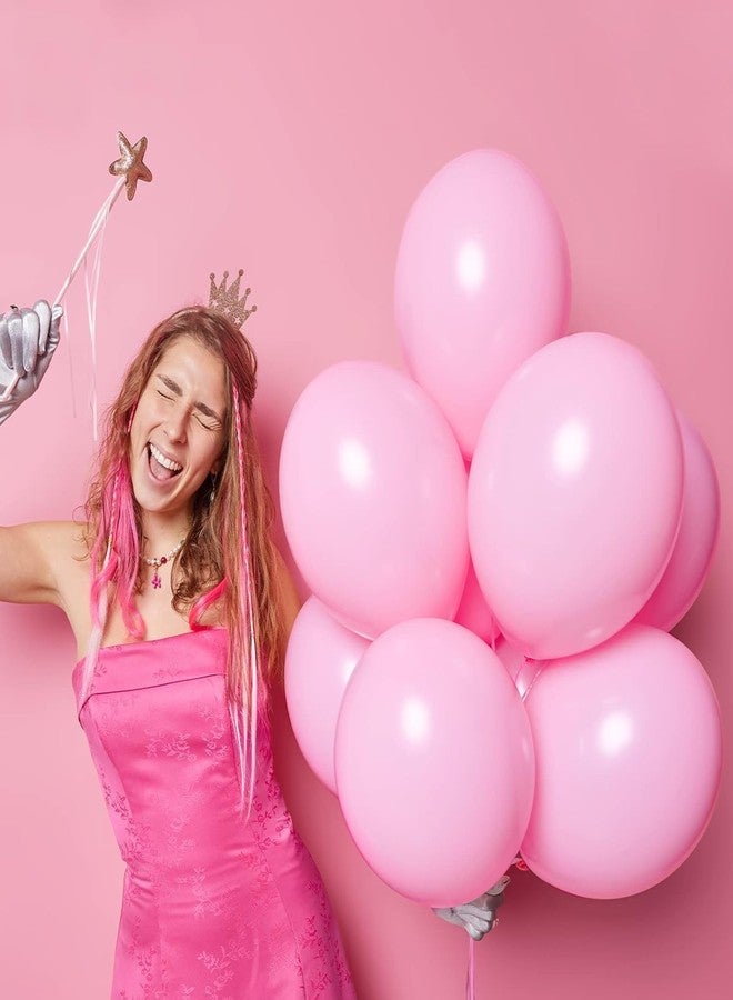 RUBFAC Pastel Pink Balloons Different Sizes 105pcs 5/10/12/18 Inch for Garland Arch, Macaron Pink Latex Balloons for Birthday, Wedding Baby Shower Gender Reveal Anniversary Pink Party Decorations - Image 5