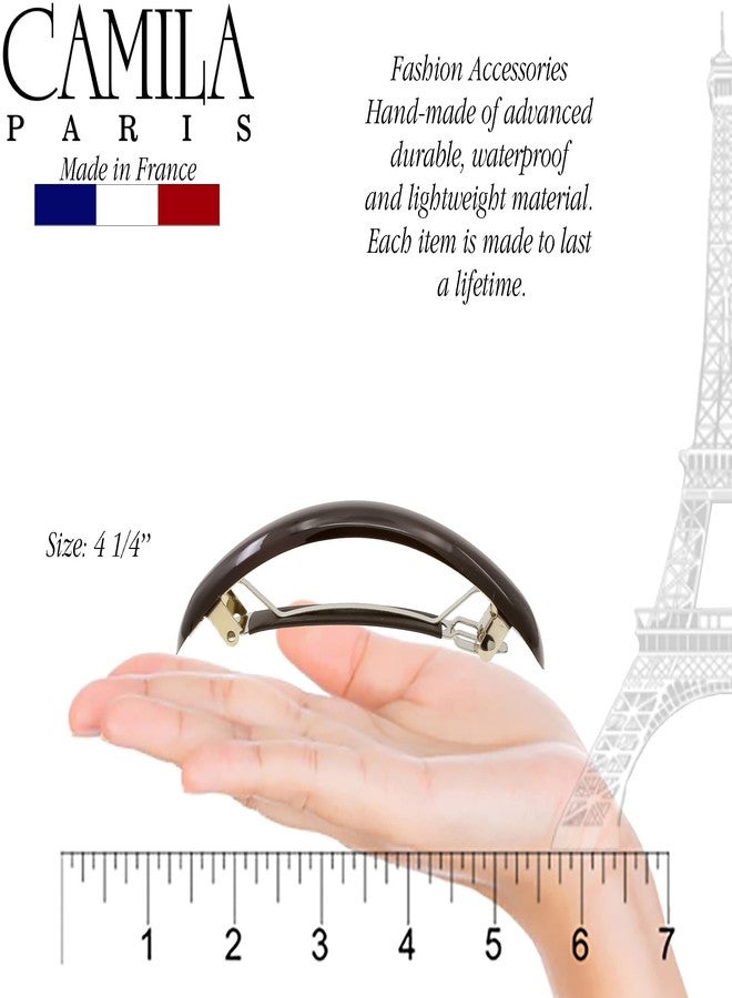 Camila Paris CP2638 French Hair Barrette Clip for Girls for Thick Curly Wavy Long Hair, Strong Hold Grip Hair Clips for Women, Automatic, No Slip Durable Styling Girls Hair Accessories, Made in France - Image 3