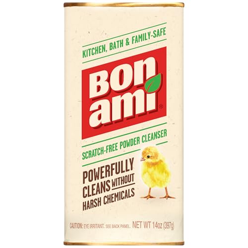 BON AMI Powder Cleanser for Kitchens Bathrooms All Types of Surfaces Cleans Grime Dirt Polishes Surfaces Absorbs Odors Single 1 Pack