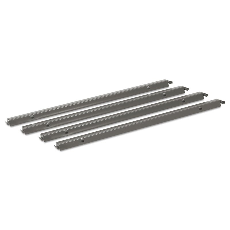 HON File Cabinet Rails for Hanging Files 4Pack FronttoBack Metal Hanging File Rails for Lateral Filing Cabinets  Side by Side Drawer File Bars for Letter Size File Storage Organization  Silver