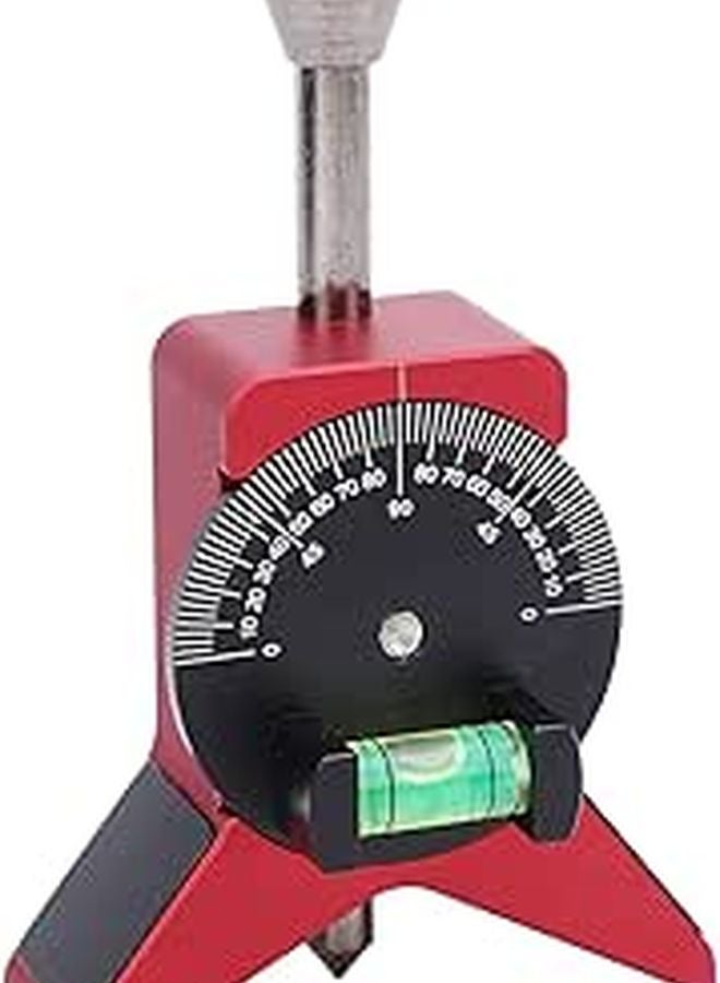 Adjustable Dial Bubble Protractor Magnetic Pipe Center Finder Y Shaped Stainless Steel Marker Tool - Image 1