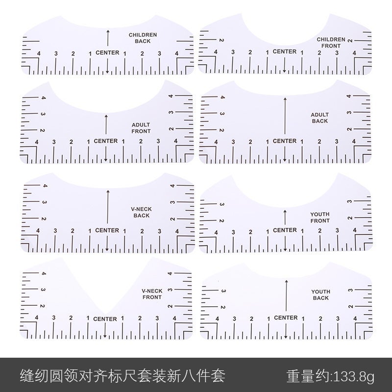 Size Ruler Clothing Ruler Plate-Making Ruler Cutting Ruler Sleeve Cage Ruler Curve Plate-Making Ruler Set Marking Wheel Pvc Ruler Combination - Image 1