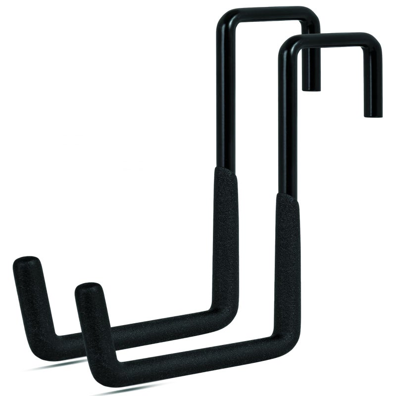 Gueryee Rafter Hanger Hook 2 Pcs Large S Hooks Upgraded Fence Hangers Ladder and Bike Hanging Hooks for Storage Heavy Duty Garage Utility Rafter Hook for Hanging Hose Plants Chairs and More - Image 2