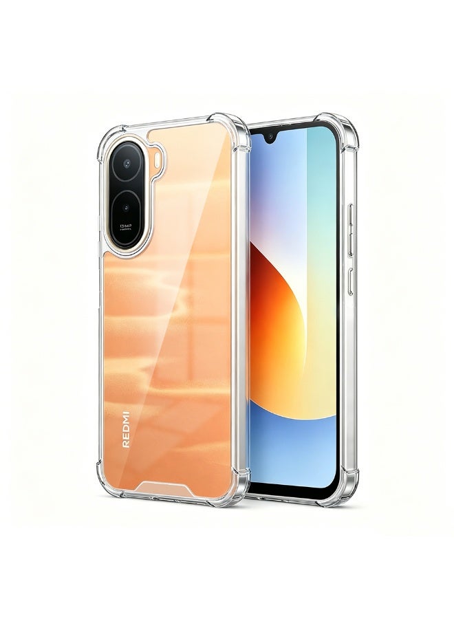 Case For Redmi A7 Pro Hard Back PC & TPU Bumper Phone Cover
