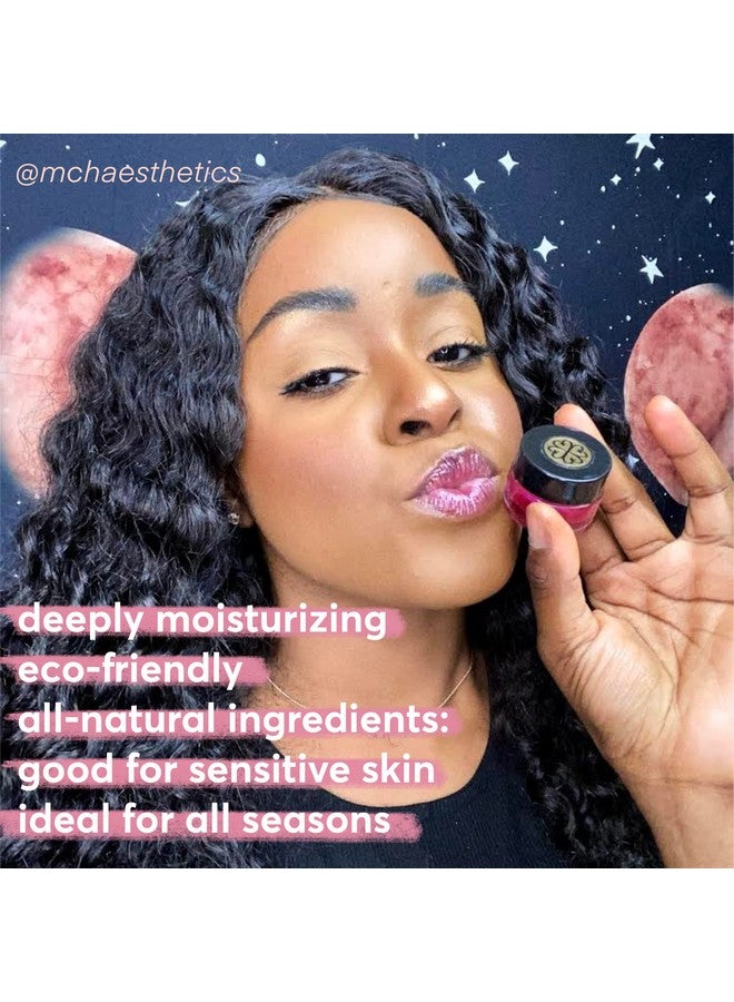 true moringa Tinted Lip Balm Moonlight White Gold Peppermint Lip Whip Luxury Organic Lip Gloss Tinted Moisturizer Natural Vegan Lip Tint Shimmer 0.25 Ounce - Image 4