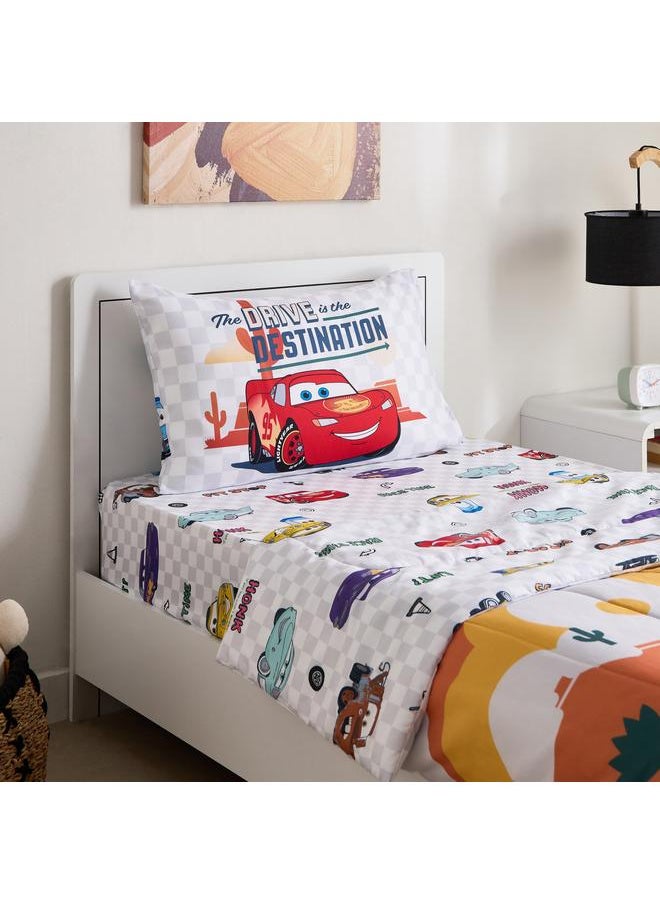 Home Box Cars 2-Piece Ready for Road Single Comforter Set - 135x220 cm  - Image 1