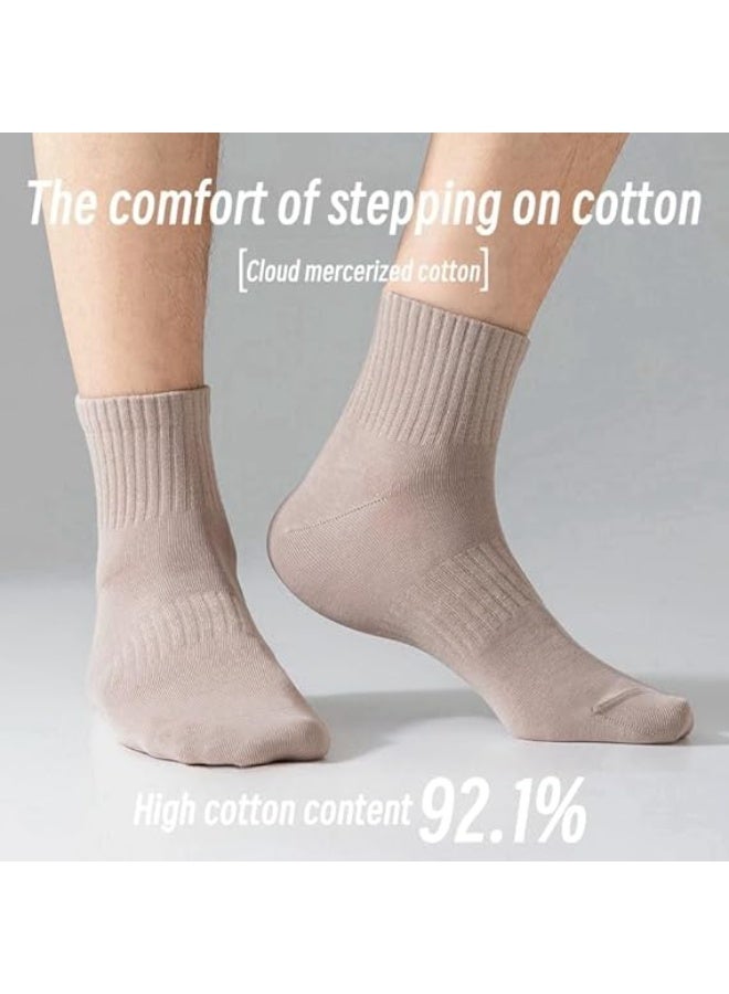 ChicAbode 7 Pairs Men's Socks,short Socks, Summer Multi-color Socks, Thin,women's Socks, Colored Cotton Socks, Casual Socks, Sports Socks,7-8 Pairs,Sock Sizes 9-13 - Image 2