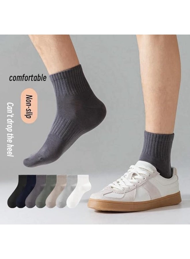 ChicAbode 7 Pairs Men's Socks,short Socks, Summer Multi-color Socks, Thin,women's Socks, Colored Cotton Socks, Casual Socks, Sports Socks,7-8 Pairs,Sock Sizes 9-13 - Image 4