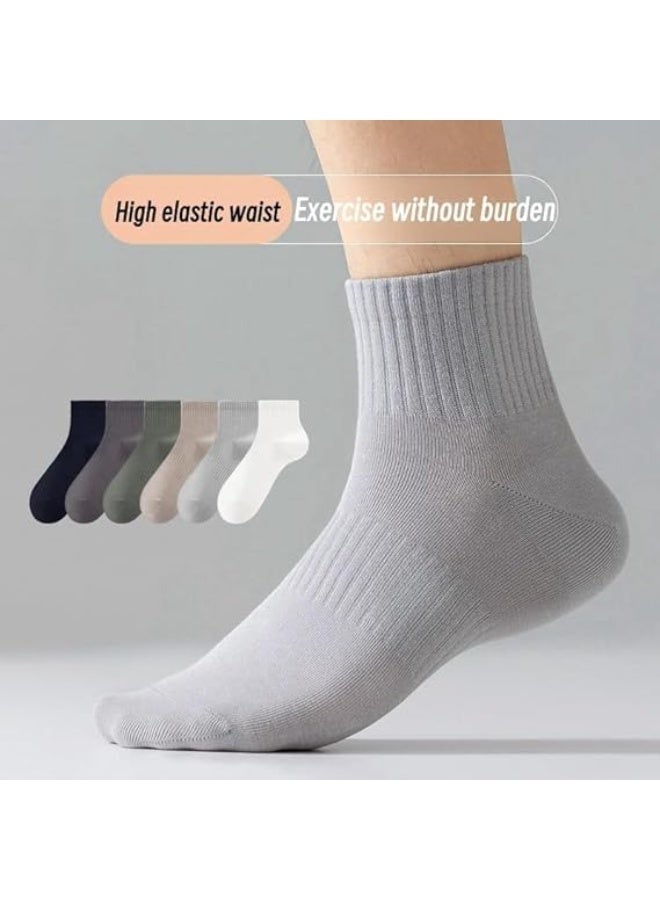 ChicAbode 7 Pairs Men's Socks,short Socks, Summer Multi-color Socks, Thin,women's Socks, Colored Cotton Socks, Casual Socks, Sports Socks,7-8 Pairs,Sock Sizes 9-13 - Image 3