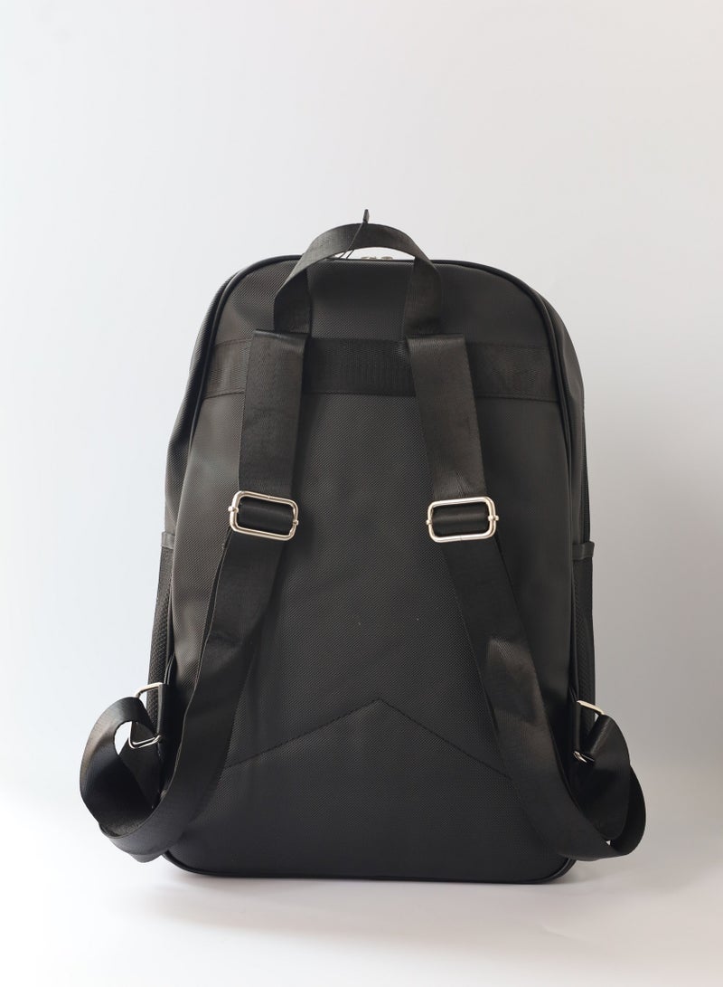 LACOSTE Lacoste Black and white color block backpack  - Image 3