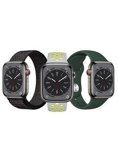 Black/Silver/Green