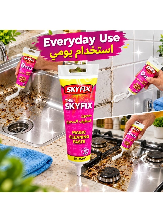 سكاي فكس معجون التنظيف السحري سكاي فيكس، مزيل البقع الصعبة متعدد الأسطح بفوهة دقيقة - Image 4