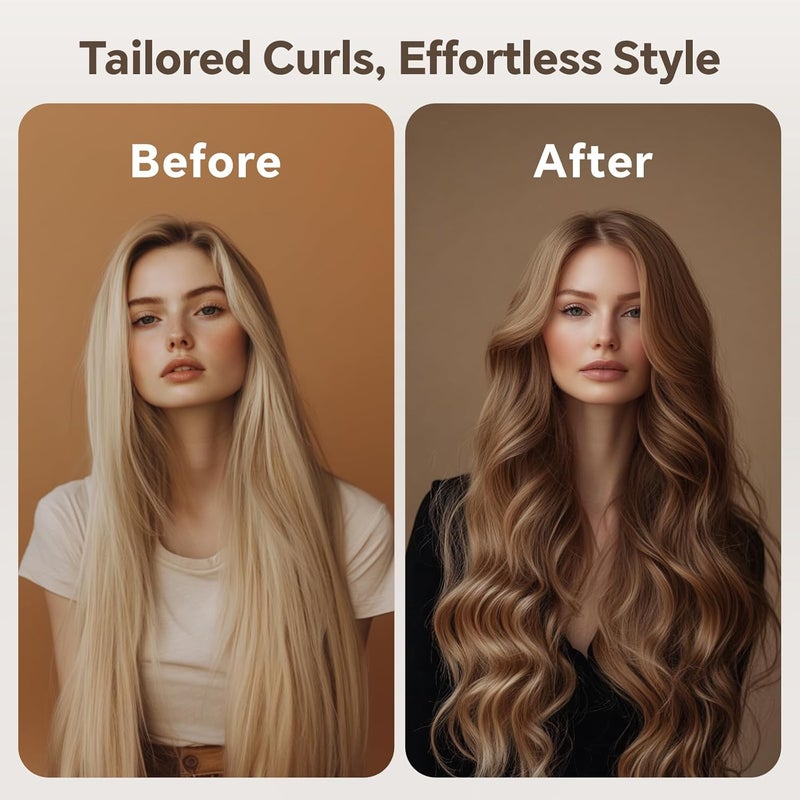 Baytion 4pcs Heatless Hair Curler Set, Satin Heatless Curling Rods for Heatless Curls Overnight Soft Curls with Velvet Curlers&Silk Scarf Frizz Free Styling Hair Rollers for Women Girls All Hairstyles - Image 4